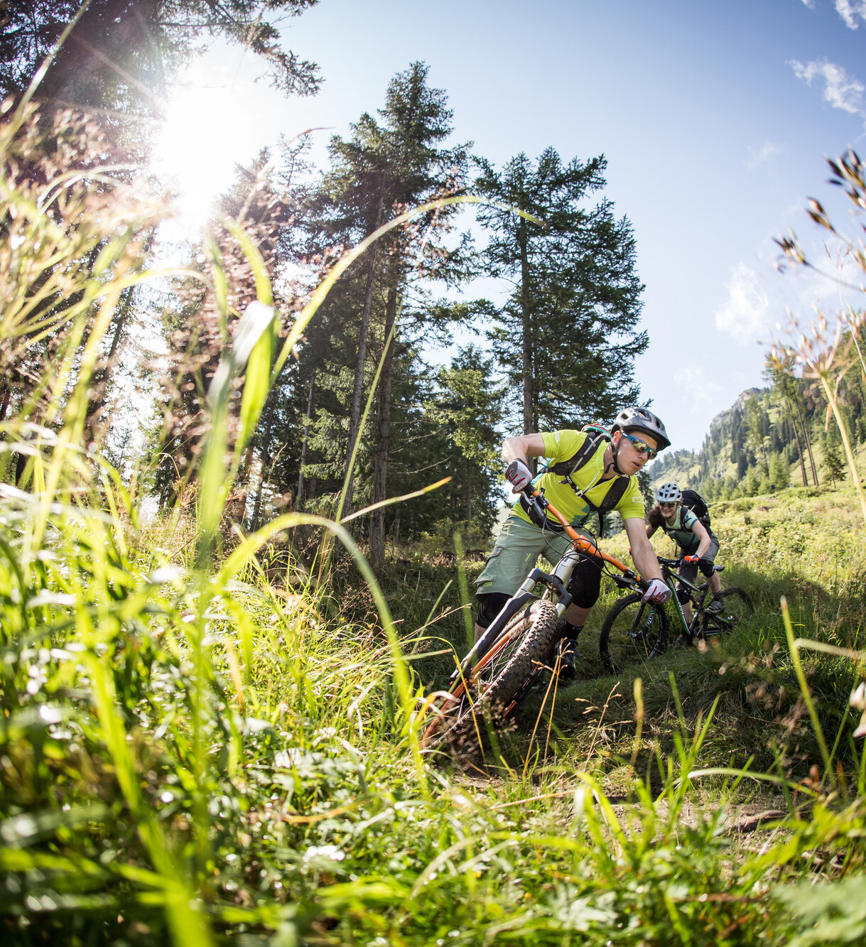 Mountainbike singletrails salzburg