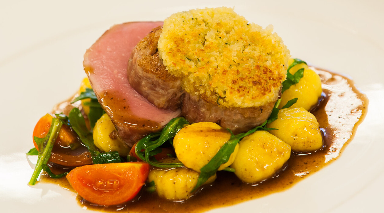 Rezept - Kalbsfilet auf Erdäpfel-Rucola-Gnocchi